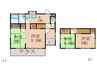 金屋戸建 4Kの間取り