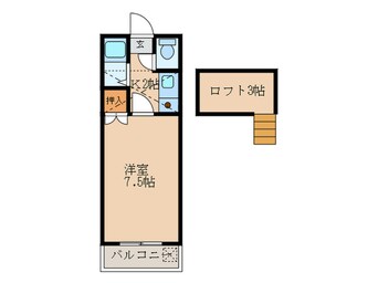 間取図 シャトレ隈Ⅱ