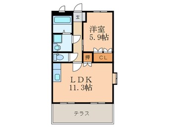 間取図 ライトニング南方