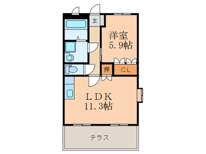 間取図 ライトニング南方