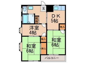 間取図 サクシード酒殿