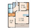 ボンボニエ－ルの間取図