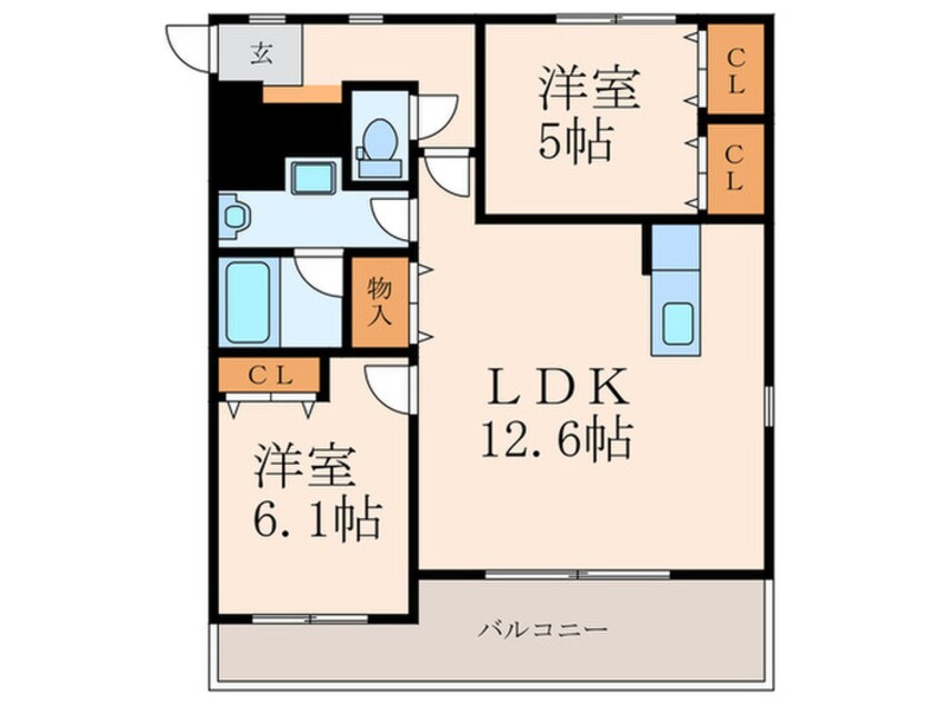 間取図 ボンボニエ－ル