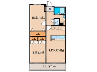 間取図 パセオ ペラ