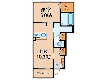 間取図 ワイ.タカミヤⅠ