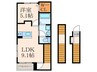 サニーサイド 1LDKの間取り