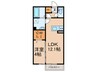 D-ROOM和田町 1LDKの間取り