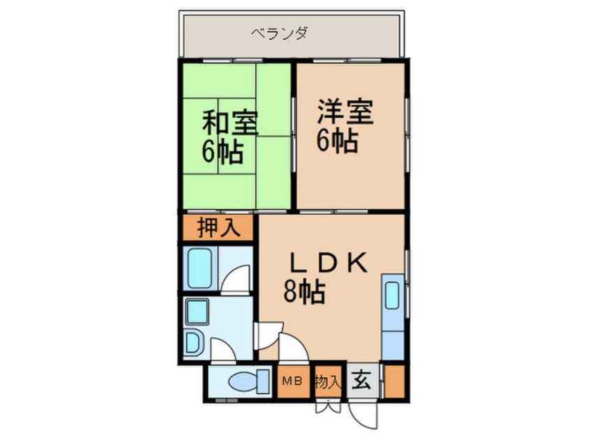間取図 速水ビル