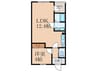 アネシス 1LDKの間取り