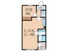 アネシス 1LDKの間取り