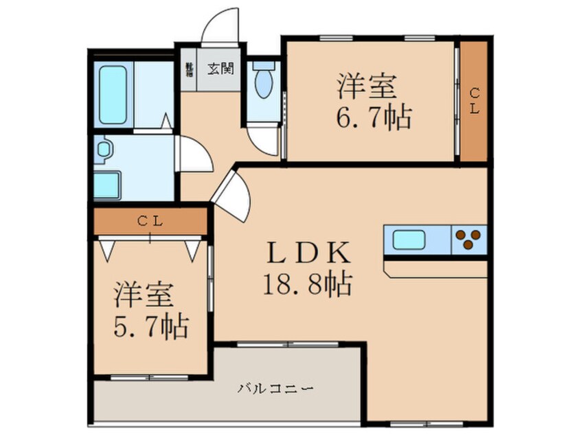 間取図 アネシス