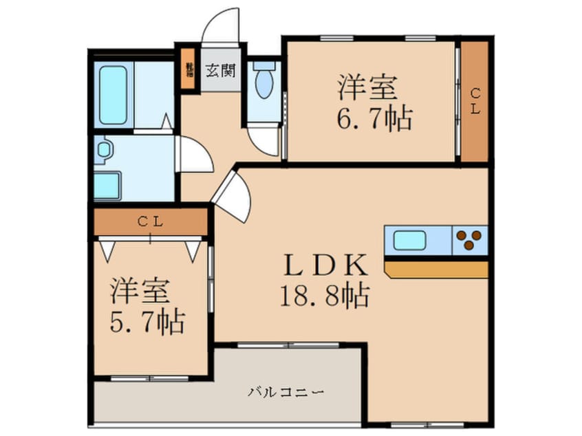 間取図 アネシス