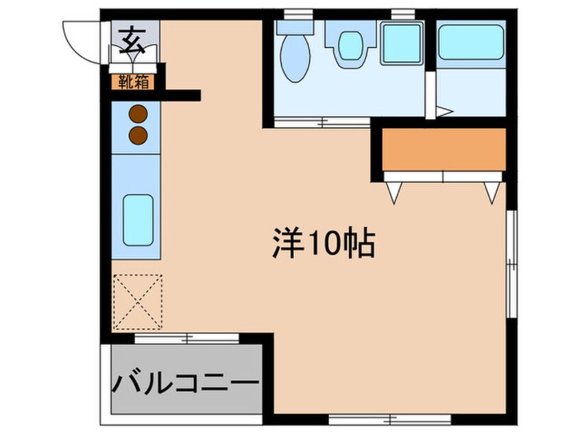 間取図 アルブル箱崎南