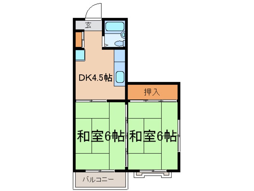 間取図 アクエリアス大濠