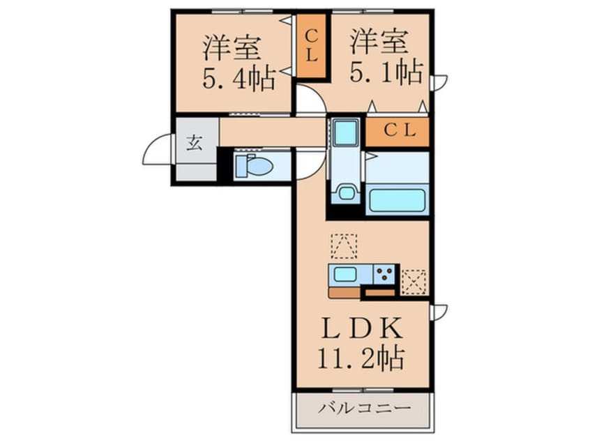 間取図 ルピナ尾倉