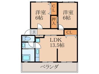 間取図 グリーンハイツうえだ