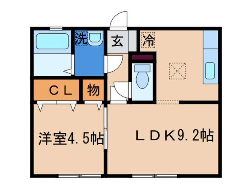 間取図 ヴィオラ楠橋