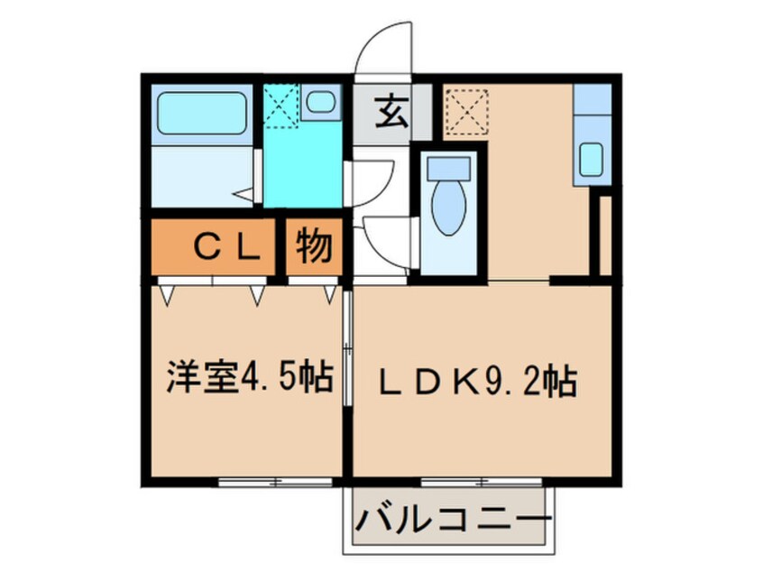 間取図 ヴィオラ楠橋