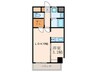 Studie　KOKURA　NORTH 1LDKの間取り
