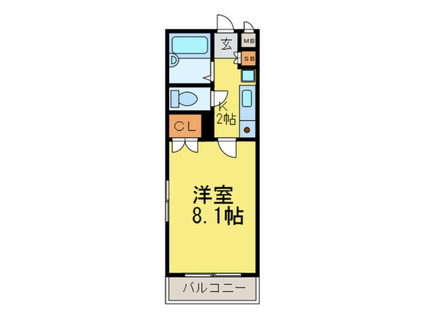 間取図 ユアーズ高砂