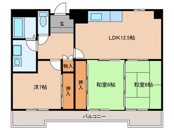 間取図 アース・フレンドリー那珂