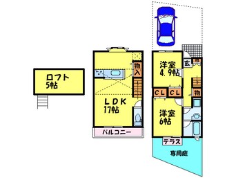 間取図 Ｂｏｎ　Ｖｉｌｌａｇｅ