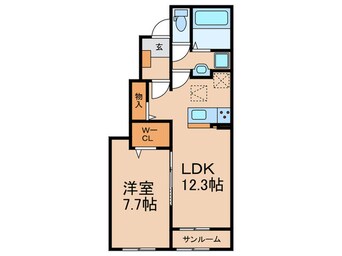 間取図 メゾンド スイッチⅡ
