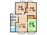 プリマベ－ラ志免 3LDKの間取り