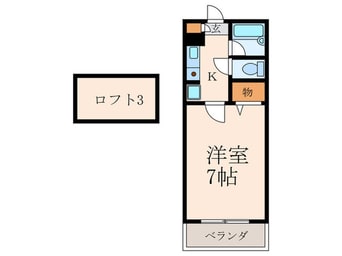 間取図 コンドミニアム医生ヶ丘Ⅲ