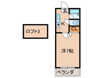 間取図 コンドミニアム医生ヶ丘Ⅲ
