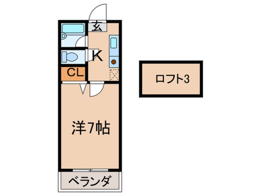 間取図 コンドミニアム医生ヶ丘Ⅲ