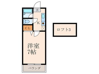間取図 コンドミニアム医生ヶ丘Ⅲ