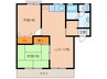 レジデンスⅡ 2LDKの間取り