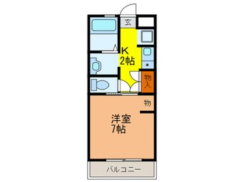 間取図 ロックフィル日ノ出