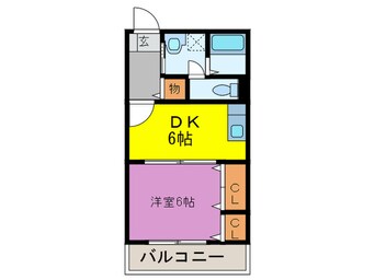 間取図 栗木第８ビル