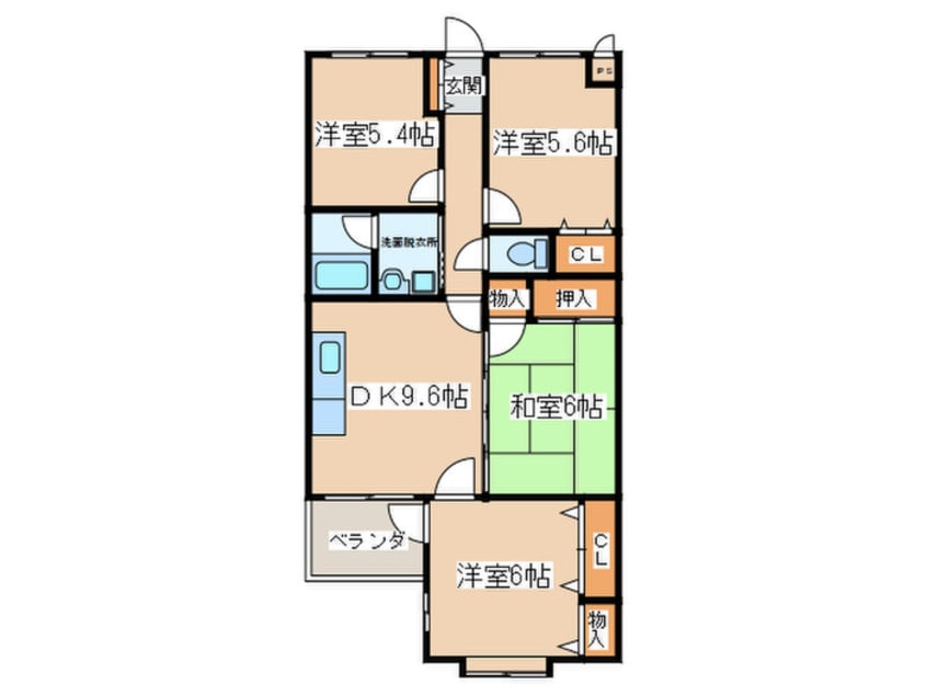 間取図 レインボ－マンション