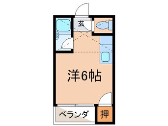 間取図 メイプル鳴水