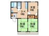 ウイング若葉台 3DKの間取り