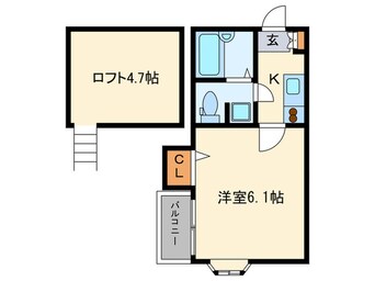 間取図 ピュア県庁拾番館