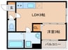 THE　NOBLLES　周船寺 1LDKの間取り