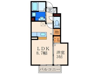 間取図 アッサンブレ Ｓ