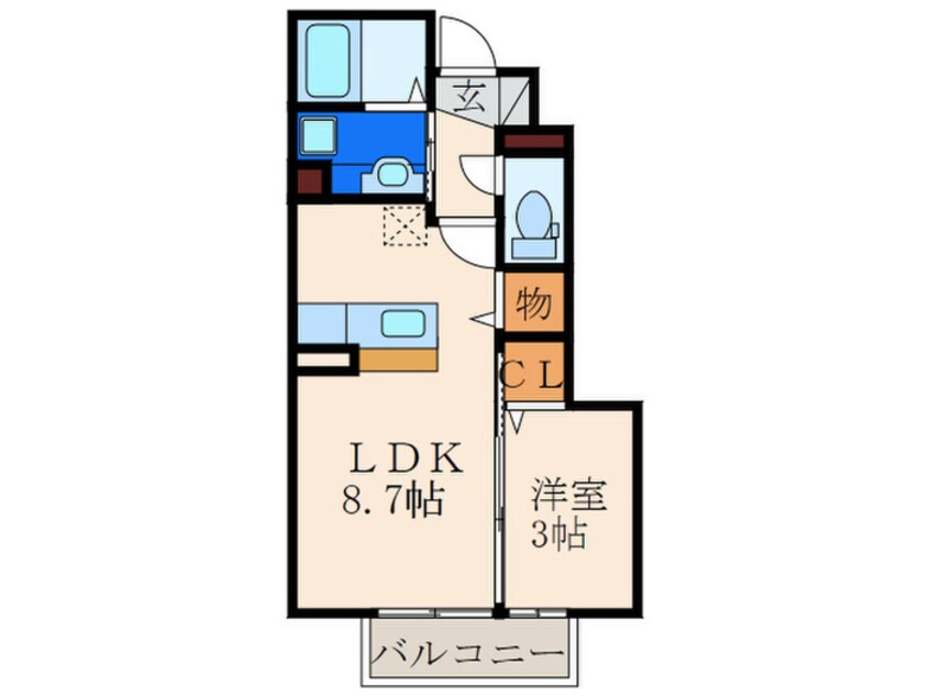 間取図 アッサンブレ Ｓ