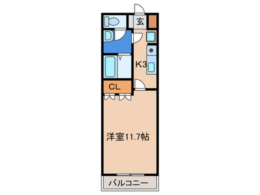 間取図 ソレイユⅠ