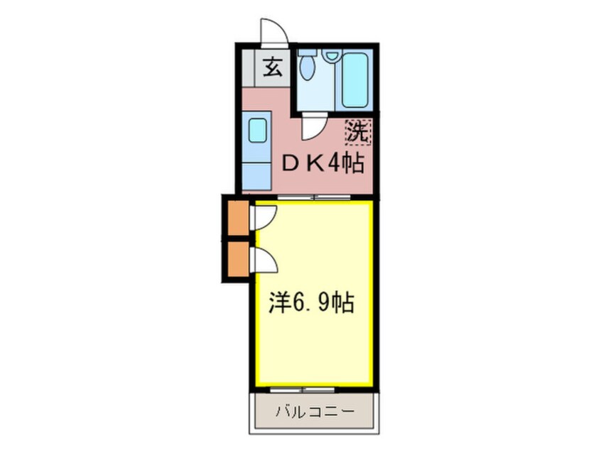 間取図 シティマンション筒井