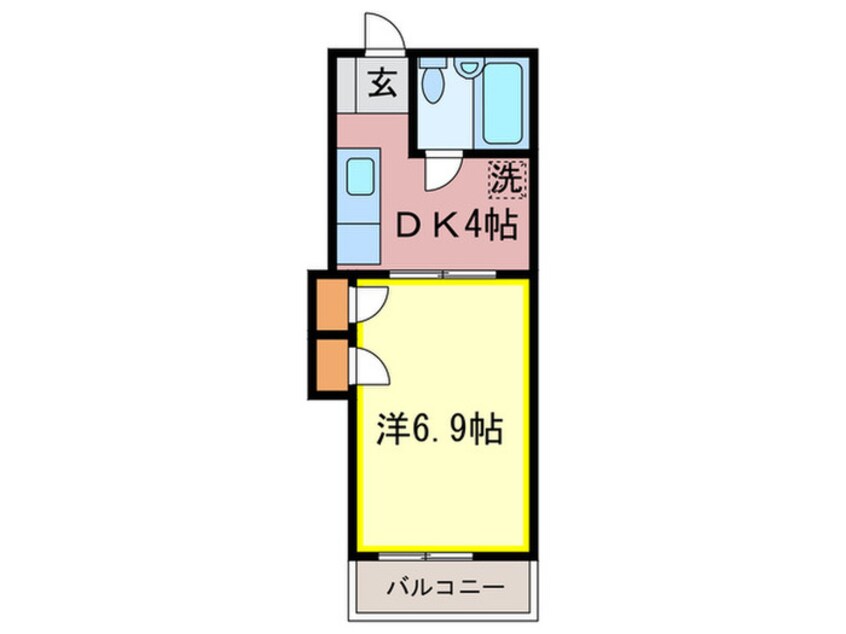 間取図 シティマンション筒井