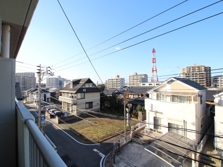 室内からの展望 シティマンション筒井