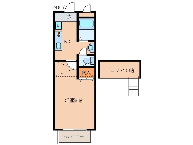 間取り図 ソシア吉塚Ａ