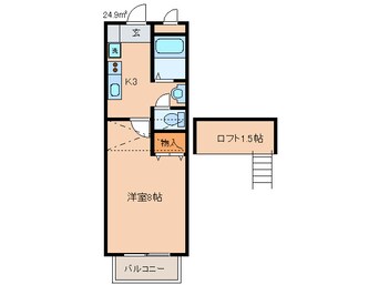 間取図 ソシア吉塚Ａ