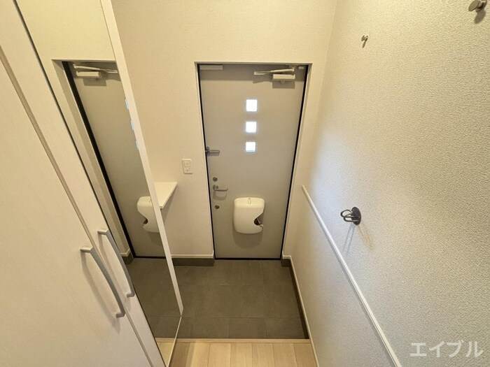 玄関 仮）サクラ アパ－トメント