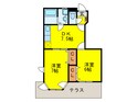 スクエアコートⅢの間取図
